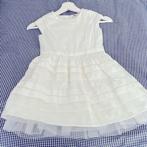 Oshkosh Girls Dress, Size 6, White